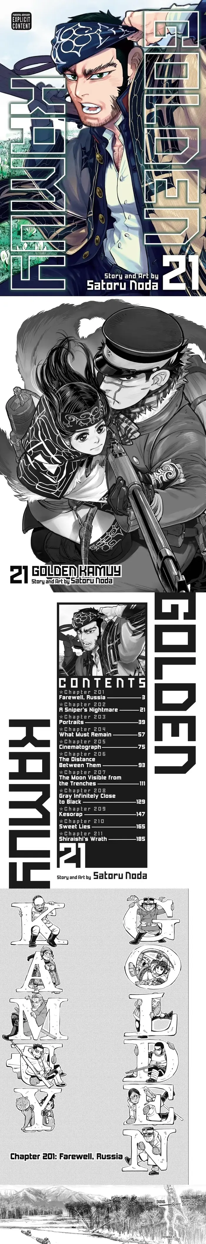 Golden Kamuy Chapter 201 image 1_optimized